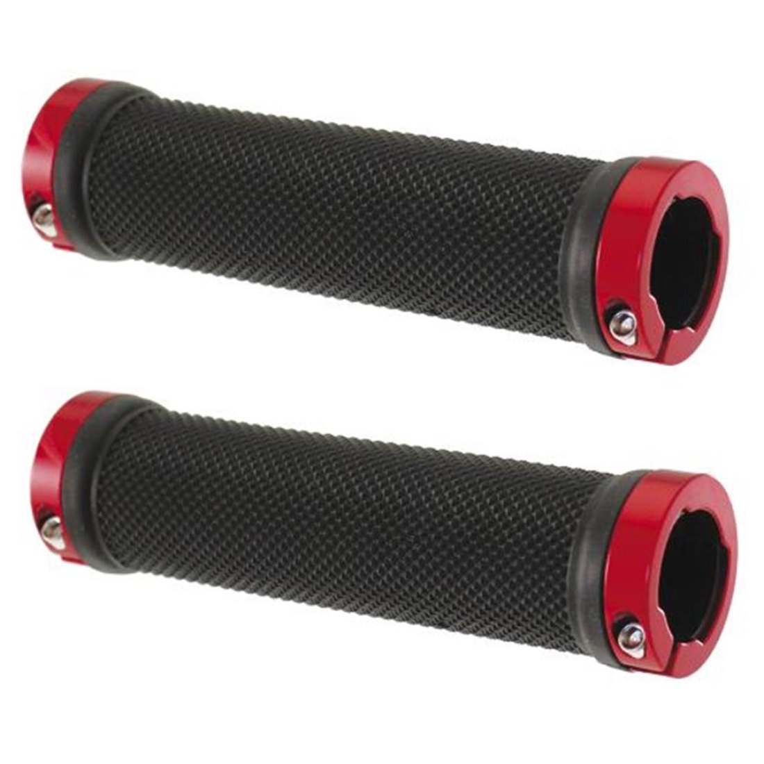 Wag Coppia manopole MTB con lock ring Rosso
